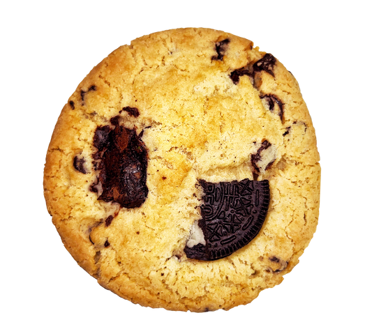Vegan Oreo Brownie Stuffed Cookie